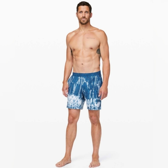 Lululemon Channel Cross Swim Short *7"Indigo Tide Q119 Pool Short 7"  size S - Picture 1 of 13